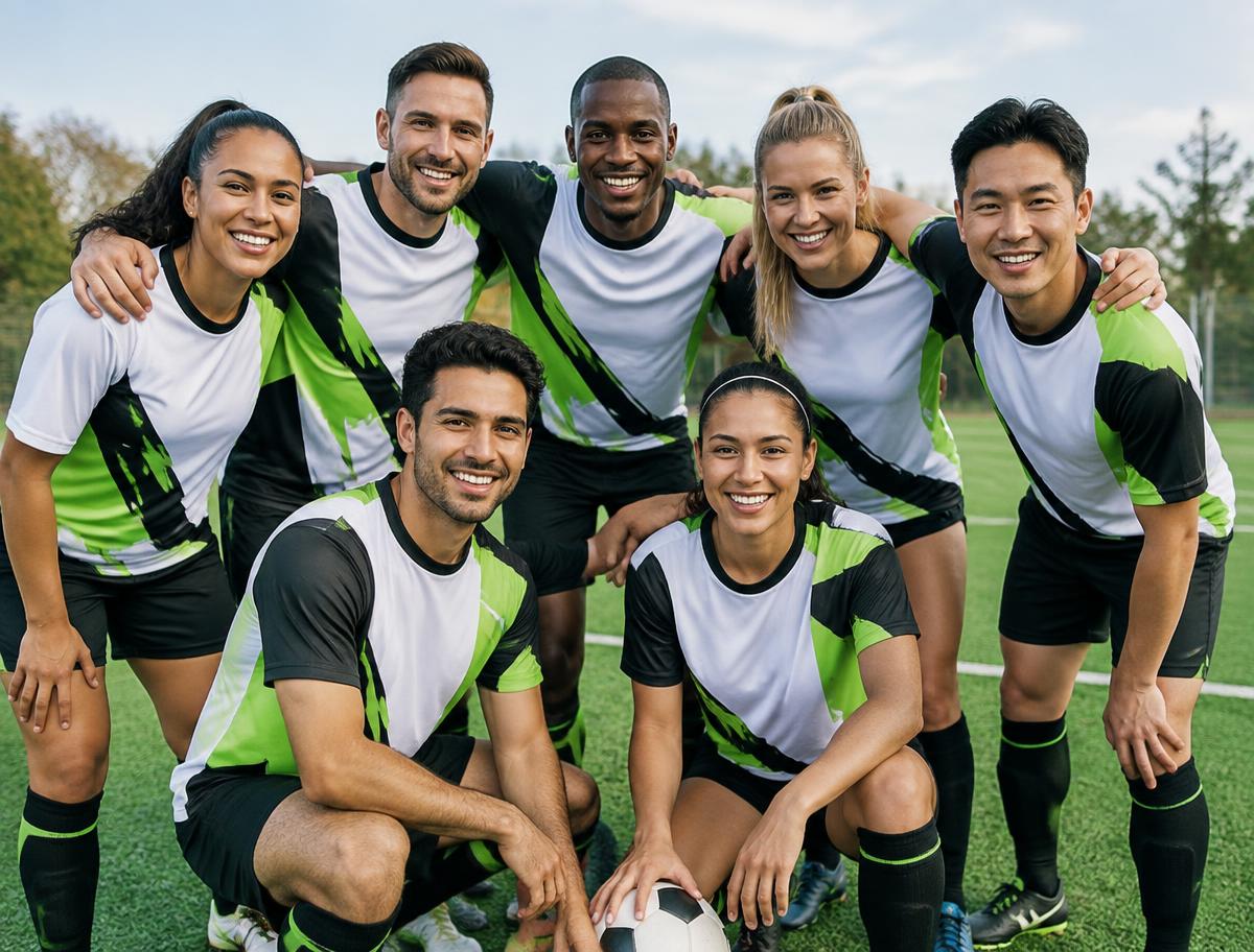 Soccer apparel example